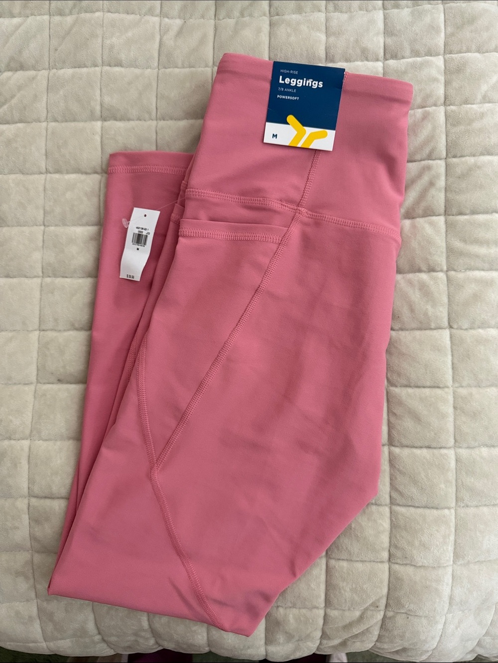 Old Navy Pink Women Leggings with Side Pocket - M